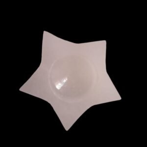 Selenite Star Candle Holder