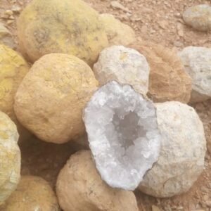 broken geode quartz