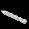 selenite crystal spiral wand single terminated point carving wholesale