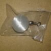 selenite round pendant