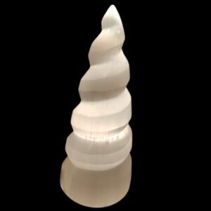 Selenite spiral Lamp 1